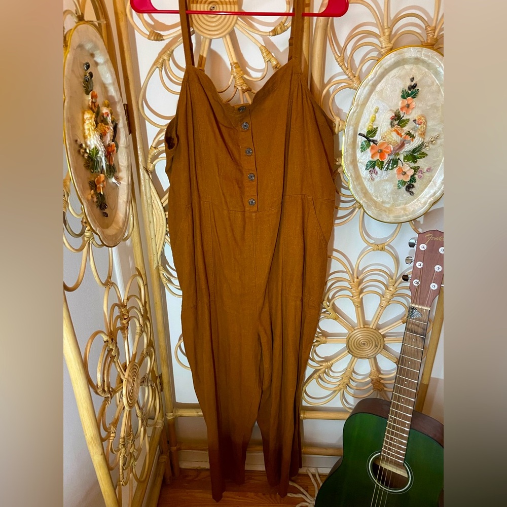 Old Navy linen romper